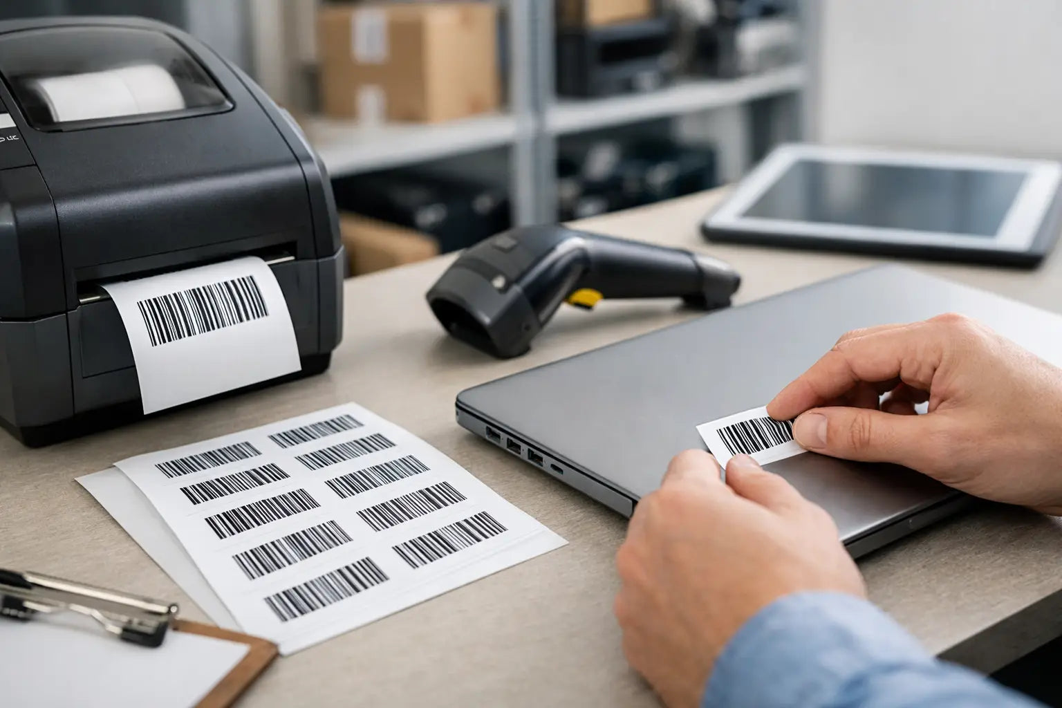 How to Create Barcode Asset Labels