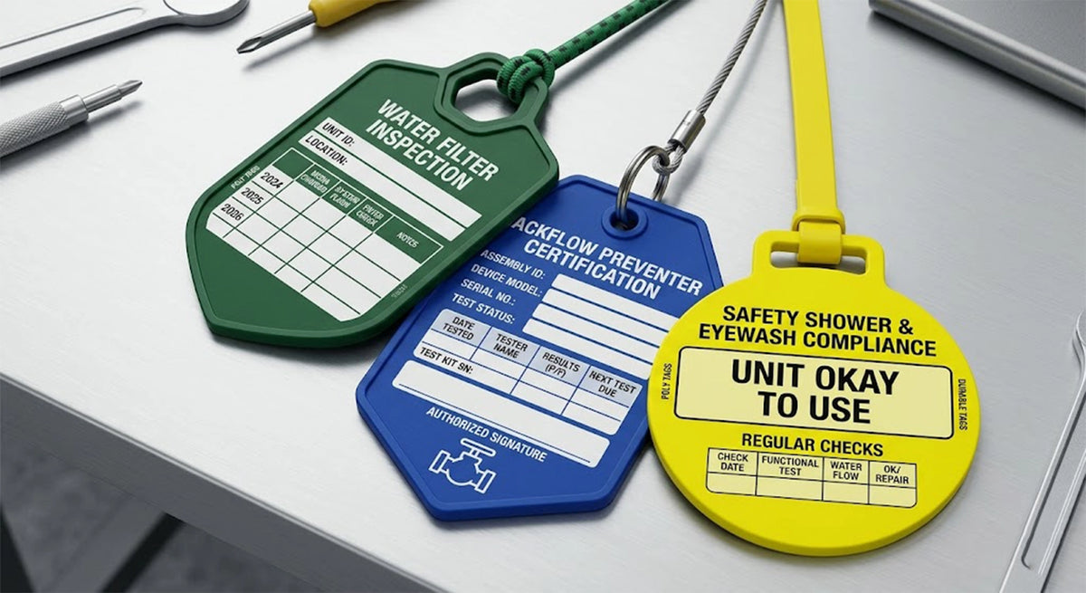 Poly Backflow Prevention Tag (Pack of 100)