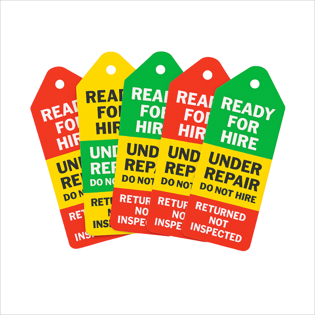Custom Hire & Rental Tags | Prime Tags