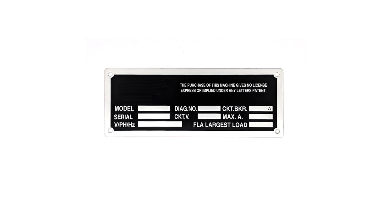 Engraved Aluminium Asset Labels