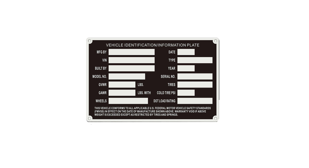 Engraved Aluminium Asset Labels
