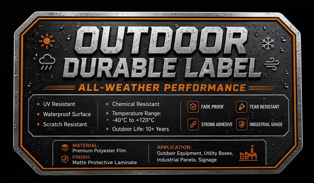 Outdoor & Weather Resistant Adhesive Labels