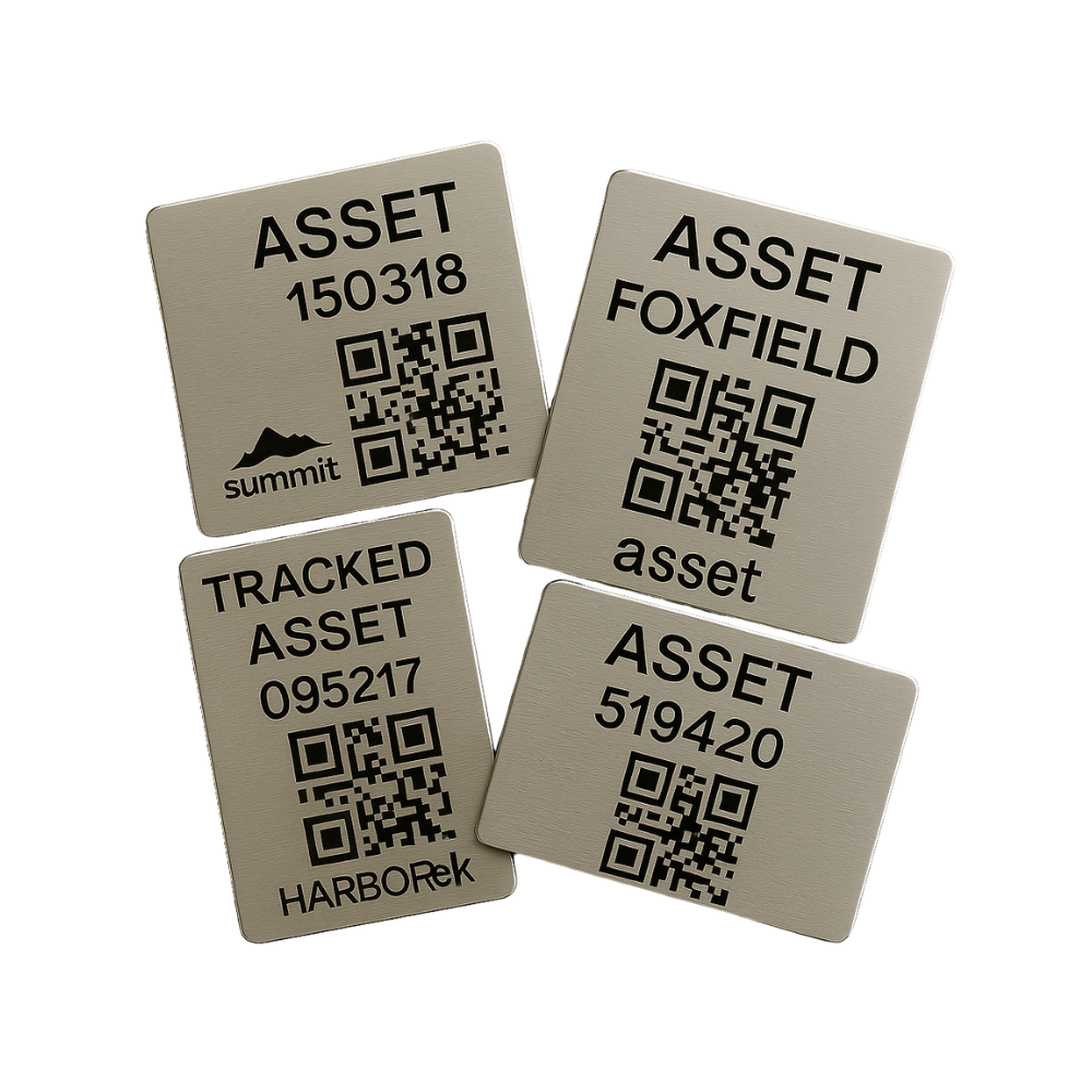 Stainless Steel Asset Plates