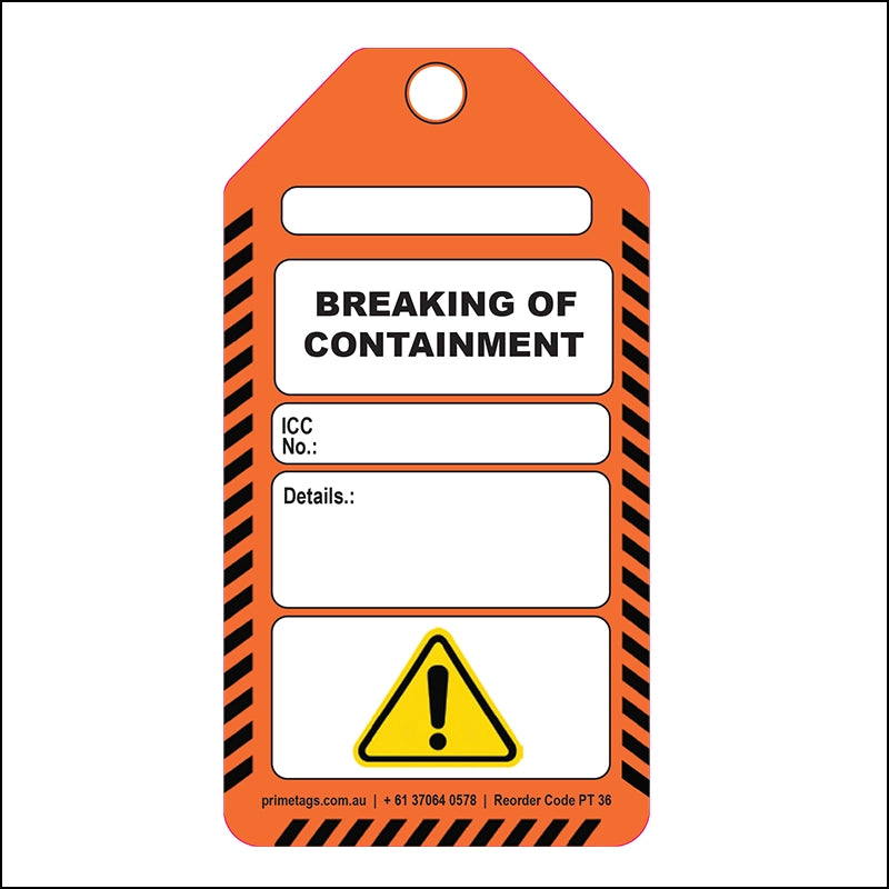 Breaking of Containment