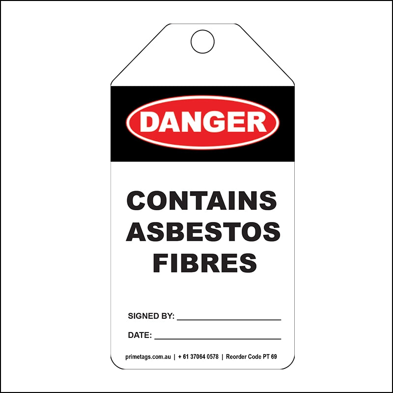 Contains Asbestos Fibres