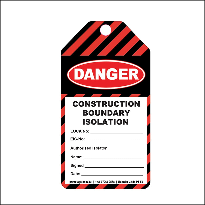 Danger / Construction Boundary