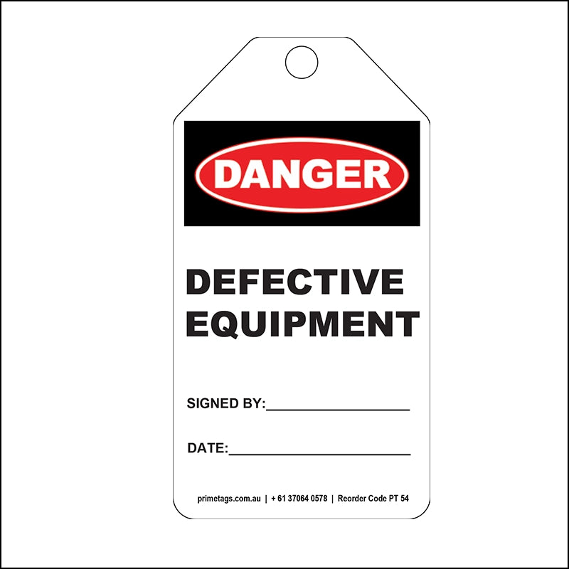 Defective Equipment