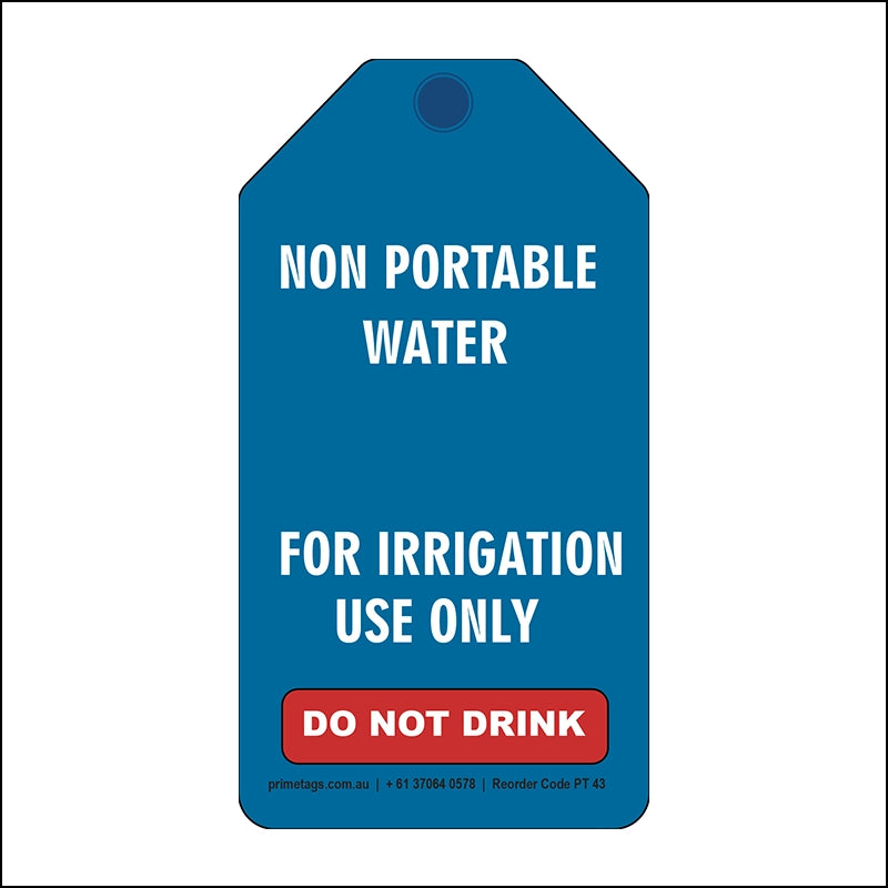 Do Not Use Potable Water