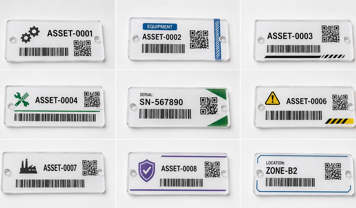 Polycarbonate Asset Plates