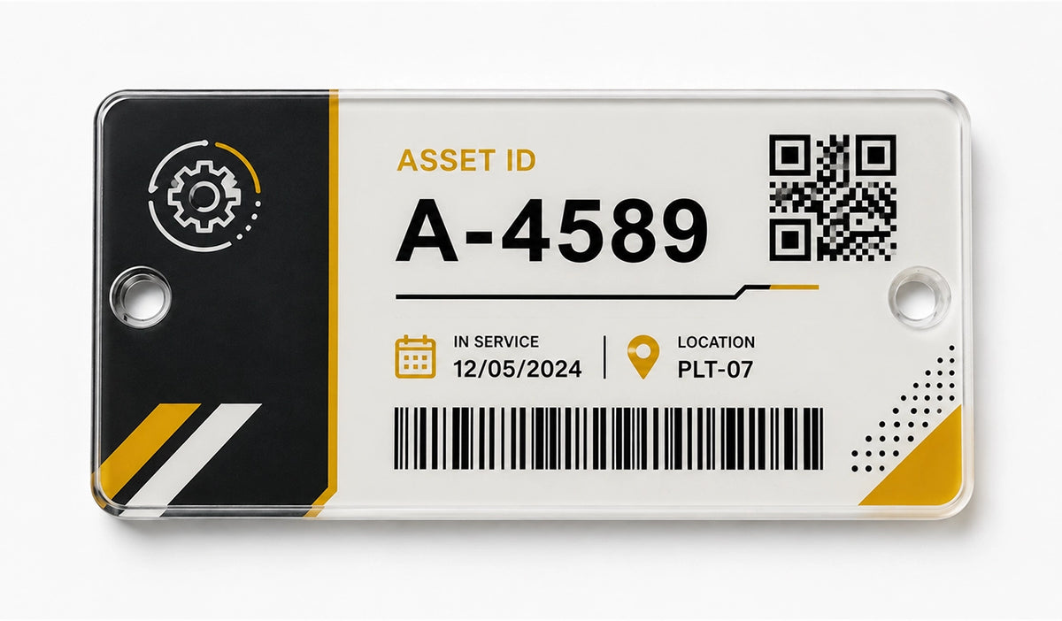 Polycarbonate Asset Plates