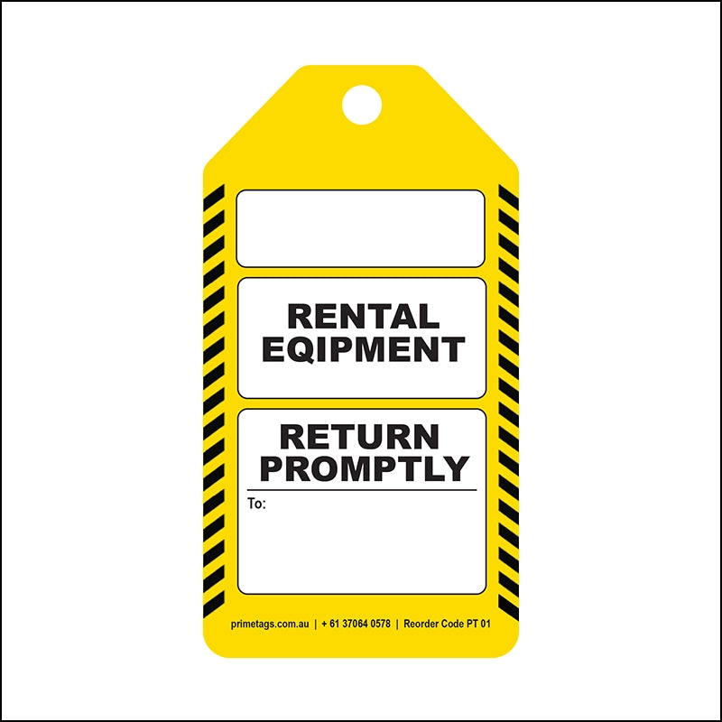 Rental Equipment Return Prompt